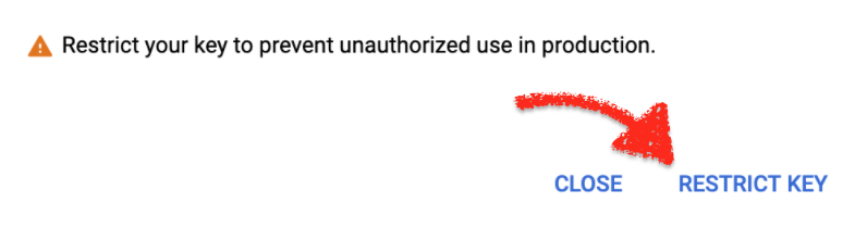 Restrict Youtube API key