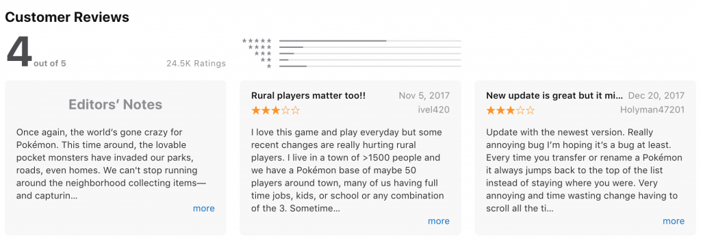 New App Store Customer Reviews