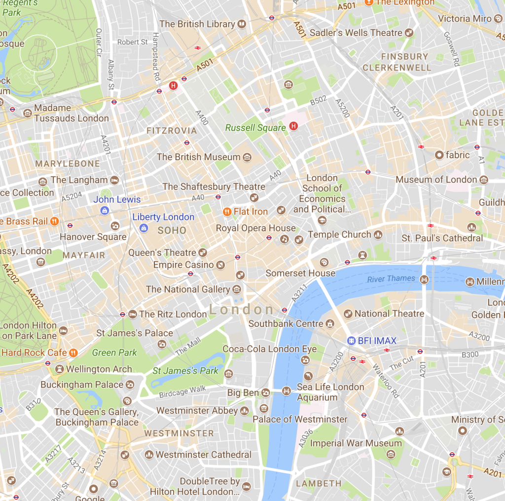 How to find most visiting places in city using Google Maps?