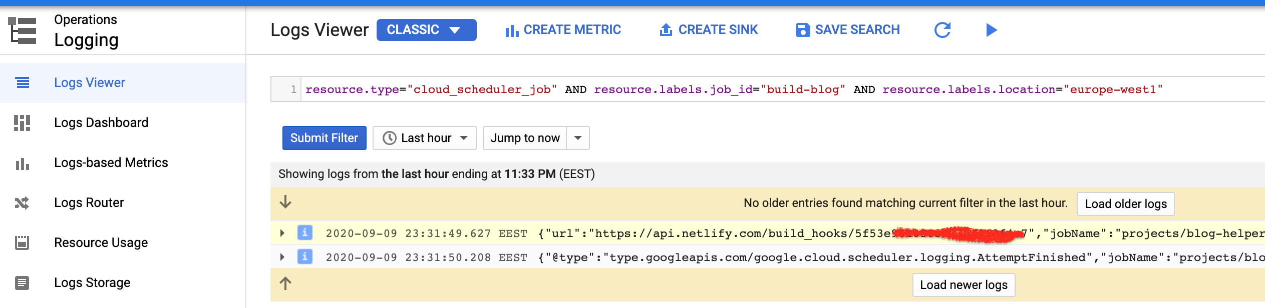 google scheduler api